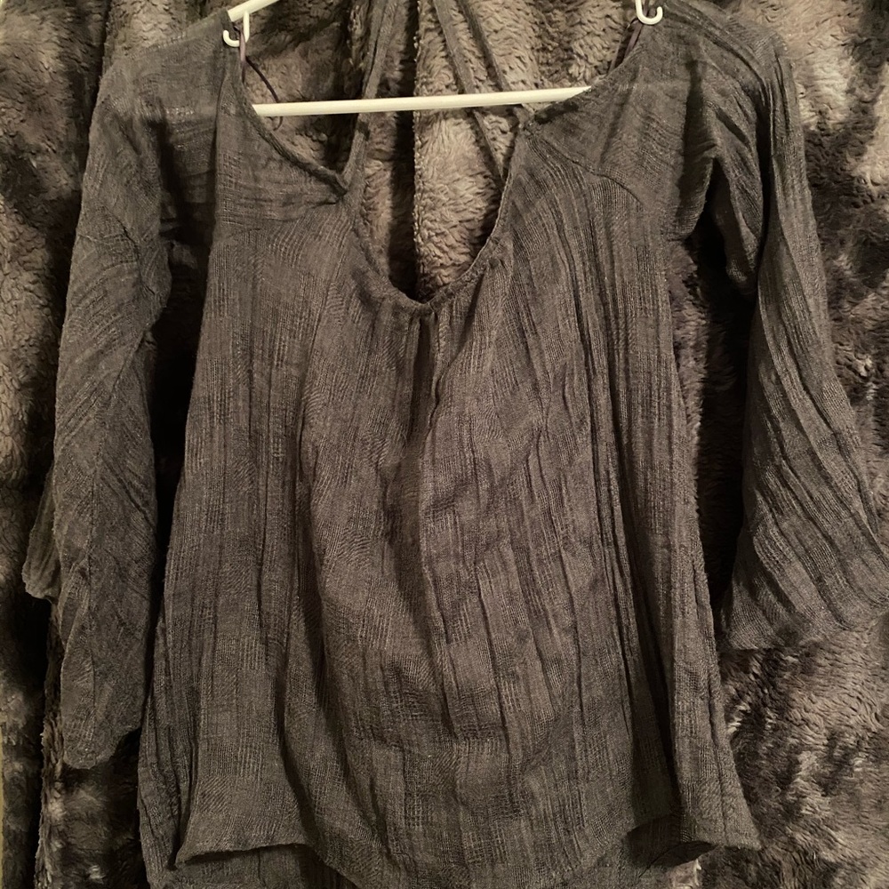 Gray blouse size M